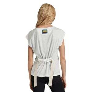 G-Star RAW Iceberg Green Graphic Sleeveless Tee XS NWT Relaxed Fit